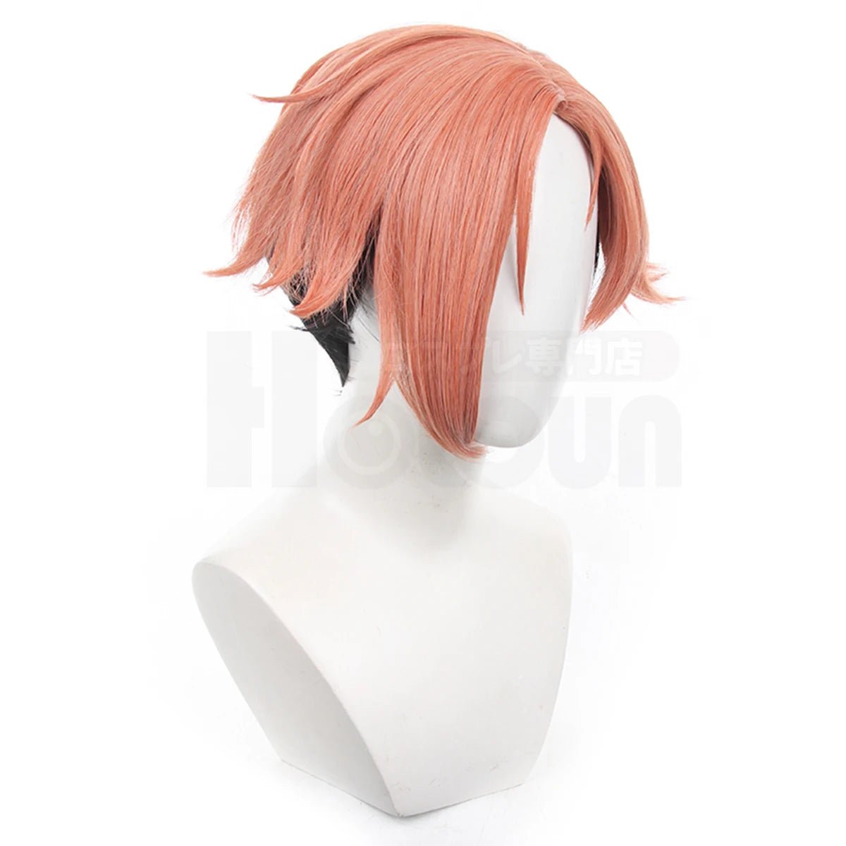 Peruca Shuto Sendou Blue Lock Cosplay Rosa Rede Fibra Sintética Tamanho Ajustável Resistente ao Calor Halloween - Estrela Cosplay