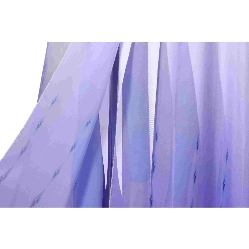 Vestido de Cosplay Princesa Elsa Mangas Compridas para Mulheres - Traje Frozen - Estrela Cosplay