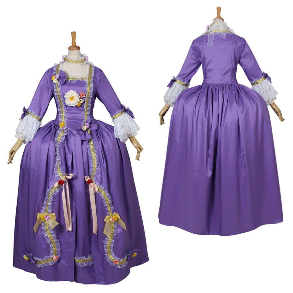 Vestido Histórico Gótico Vitoriano Rococó para Mulheres | Fantasia Elegante para Cosplay, Festas, Halloween e Apresentações - Estrela Cosplay