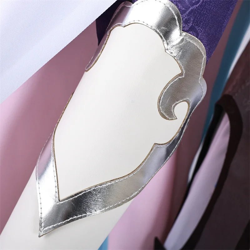 Fantasia Cosplay Honkai Star Rail Foxian Baiheng - Membro da High-Cloud Quintet - Vestido para Halloween e Festas - Estrela Cosplay