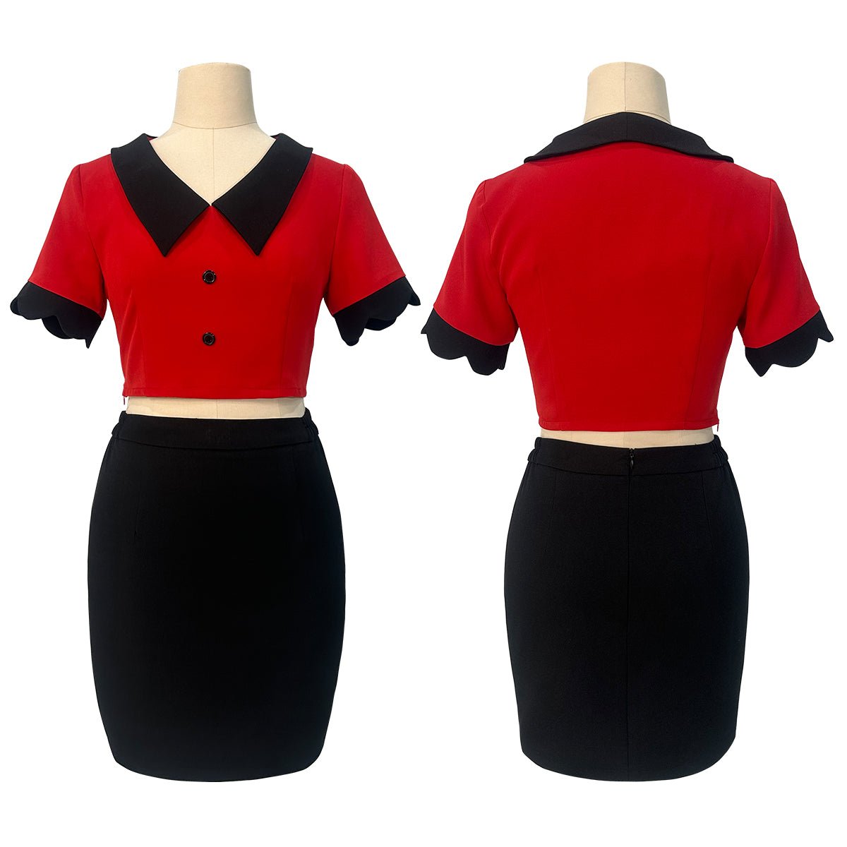 Fantasia Vaggie Hazbin Hotel Cosplay - Qualidade Premium para Fãs de Anime - Estrela Cosplay