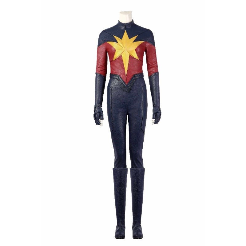 Fantasia de Couro Captain Marvel 2 Carol Danvers para Halloween e Eventos - Estrela Cosplay