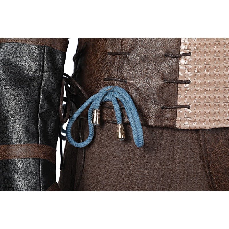 Traje de Cosplay de Geralt de Rivia do Witcher 3 - Jaqueta de Couro e Traje de Herói para Halloween - Estrela Cosplay