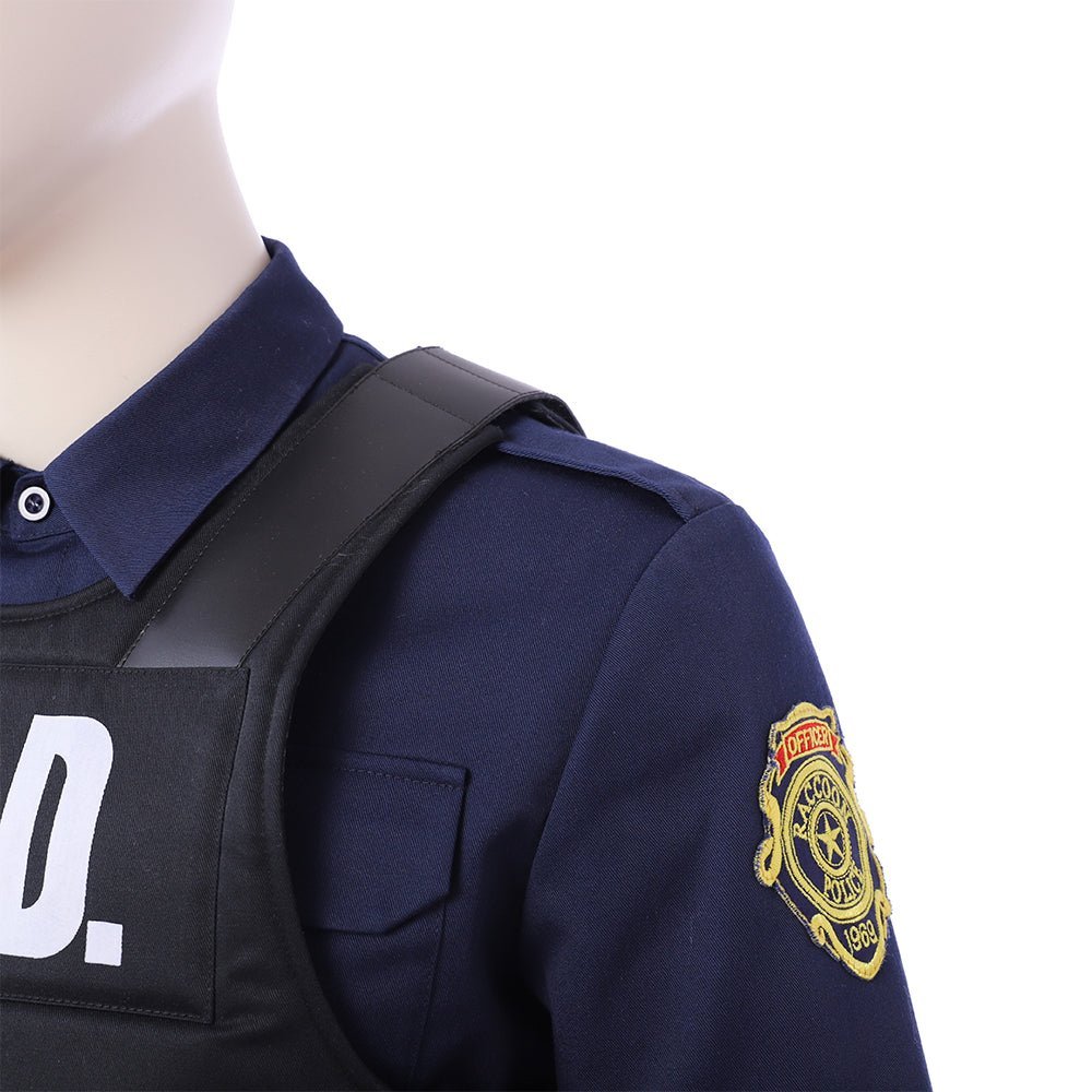 Traje de Cosplay Leon S. Kennedy Resident Evil 2 Remake - Alta Qualidade - Estrela Cosplay