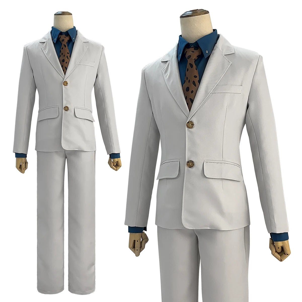 Fantasia de Cosplay Nanami Kento Jujutsu Kaisen - Peruca, Terno e Acessórios para Halloween e Natal - Estrela Cosplay