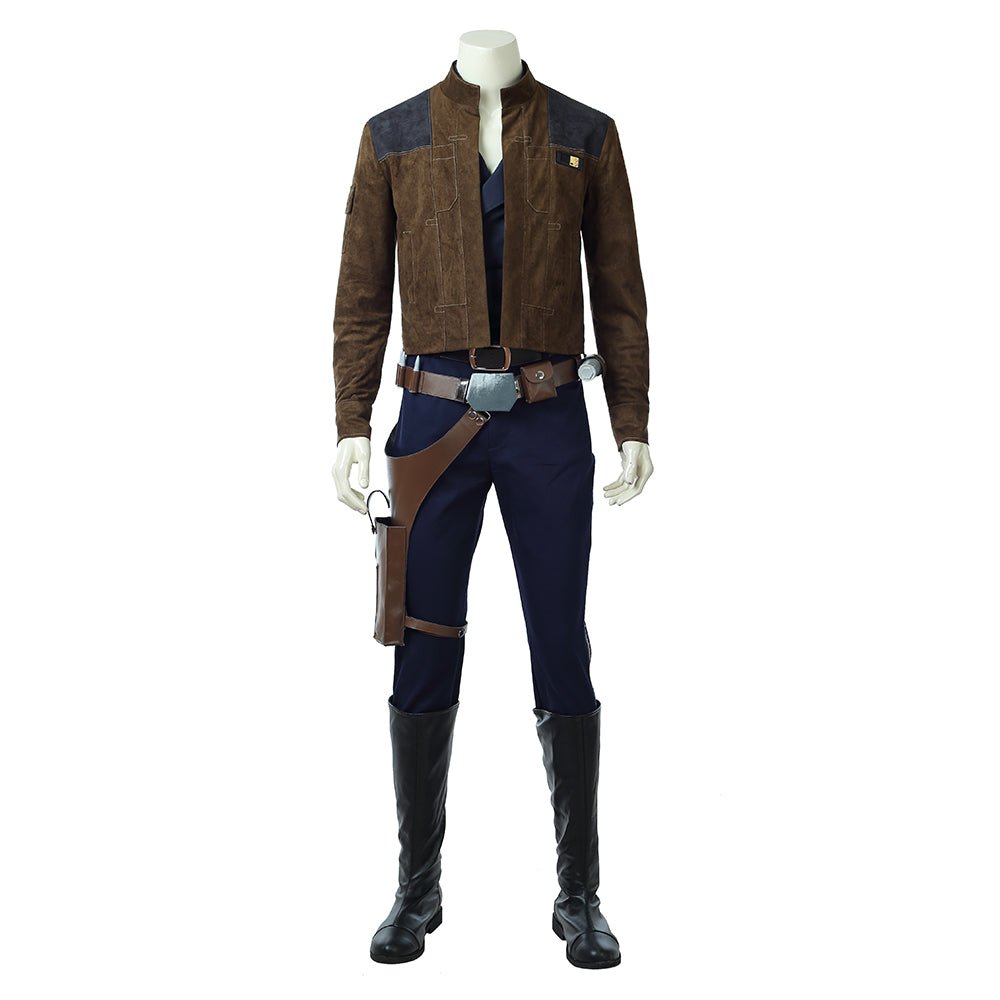 Fantasia Han Solo Star Wars - Réplica Premium de Filme - Estrela Cosplay