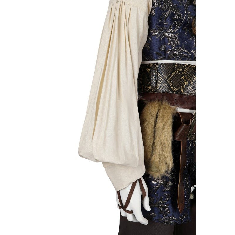 Fantasia de Captain Jack Sparrow Cosplay - Conjunto Pirata de Alta Qualidade para Adultos no Halloween - Estrela Cosplay