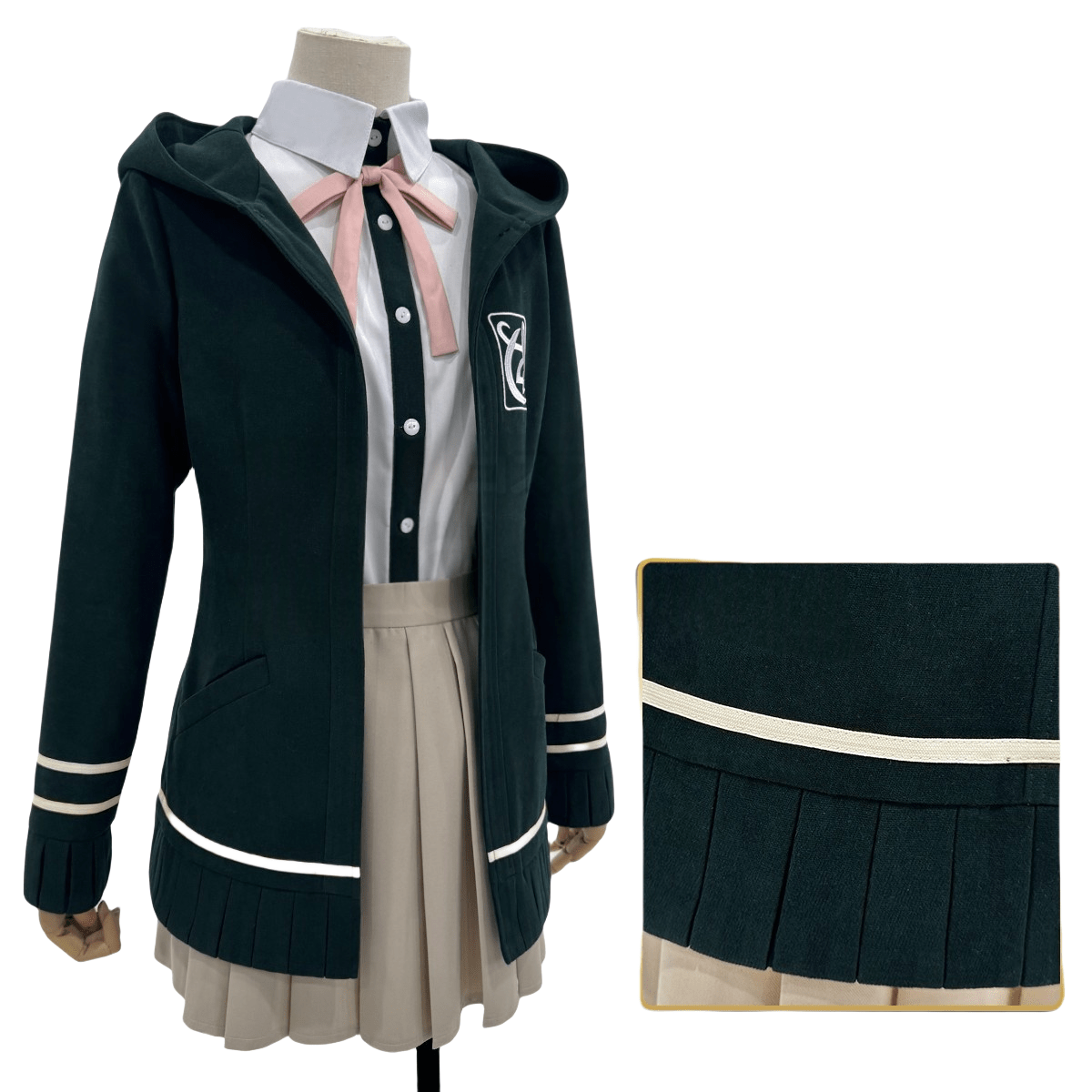 Fantasia de Cosplay Nanami Chiaki de Danganronpa 2 - Qualidade Premium - Estrela Cosplay