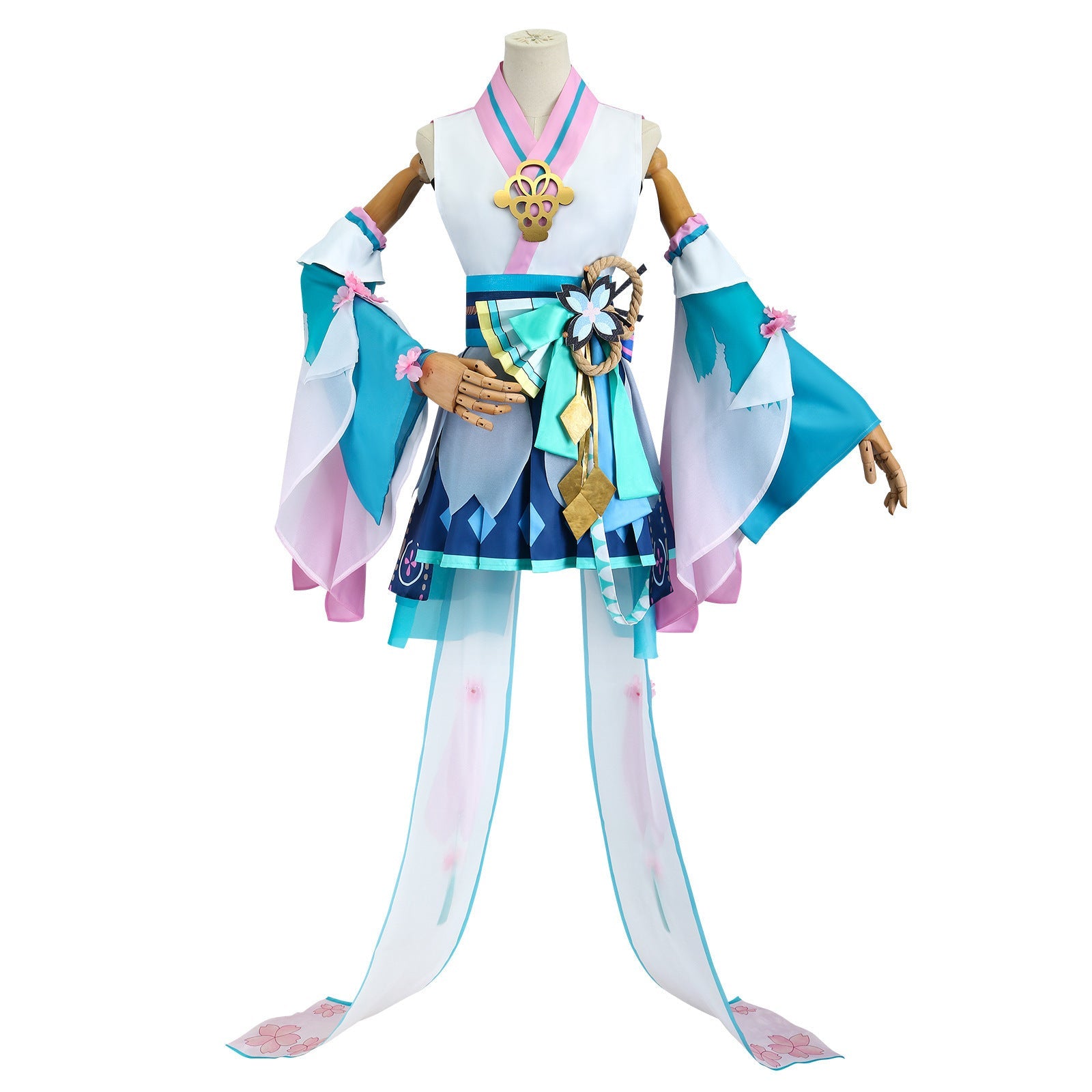 Traje de Cosplay Hatsune Miku Onmyoji Pré-Despertar – Elegante e Detalhado - Estrela Cosplay