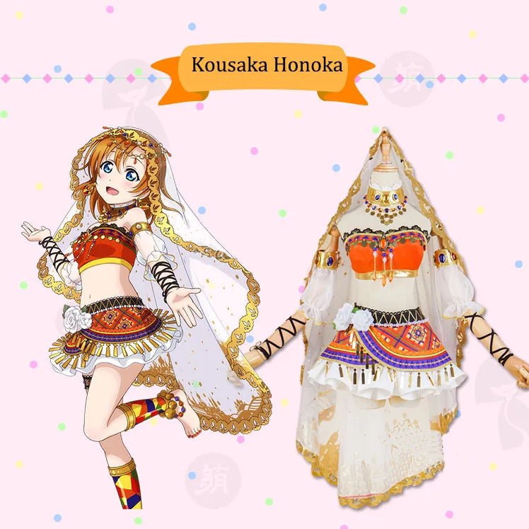 [PRÉ-VENDA] Estrela do Cosplay Anime Love Live Todos os Personagens Trajes de Cosplay Dançarinas Lovelive Kousaka Honoka Minami Traje de Cosplay - Estrela Cosplay