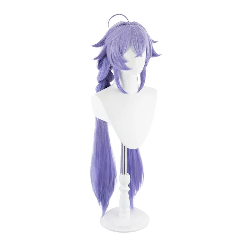 Peruca de Cosplay Bailu Honkai Star Rail 100cm Cor Degradê - Cabelo Sintético Resistente ao Calor - Estrela Cosplay