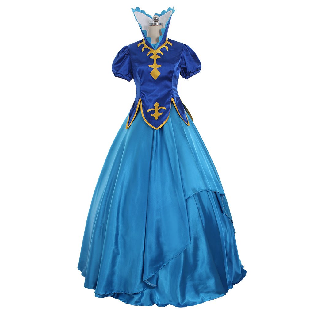 Fantasia de Juvia Lockser de Fairy Tail - Vestido Lolita Azul - Estrela Cosplay