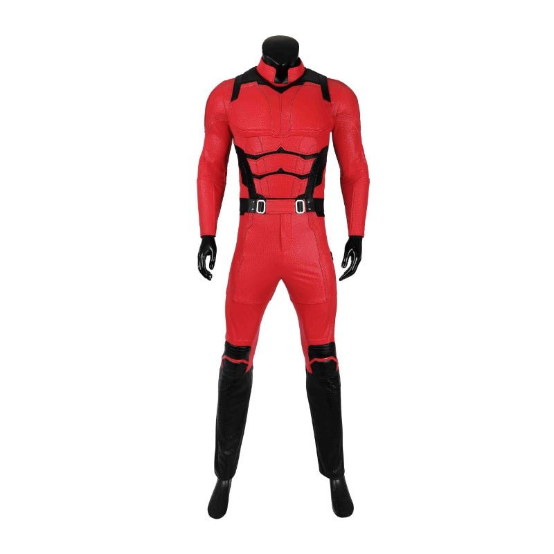 Traje de Cosplay de Couro Vermelho Daredevil Matt Murdock Conjunto Completo Halloween - Estrela Cosplay