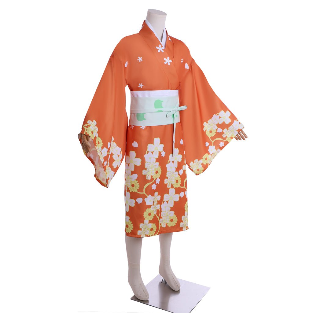 Fantasia de Cosplay Hiyoko Saionji Kimono Japonês para Mulher - Danganronpa - Estrela Cosplay