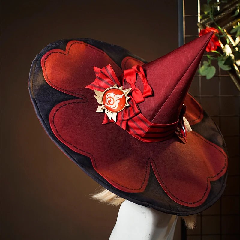 Fantasia Klee Cosplay Genshin Impact - Bruxinha Klee Vestido Fofo para Mulher Halloween Carnaval Festa - Estrela Cosplay