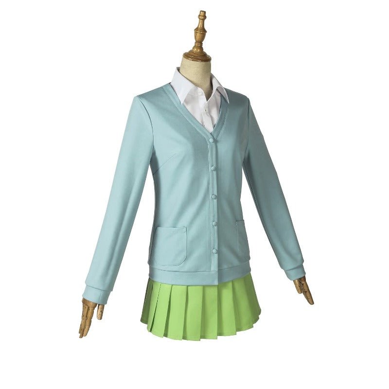 Fantasia de Cosplay The Quintessential Quintuplets - Uniforme Escolar Azul para Mulheres Halloween - Estrela Cosplay
