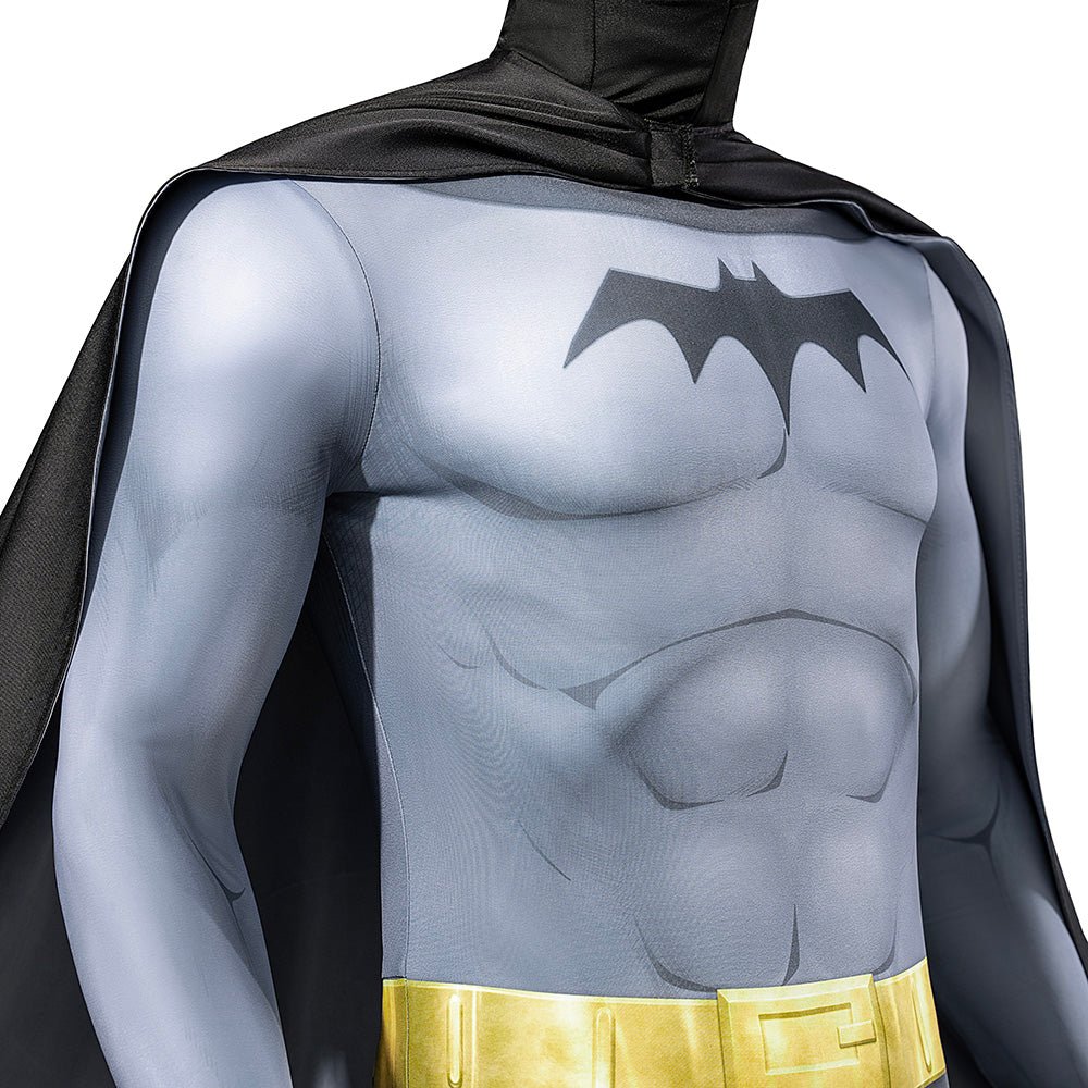 2024 Animação Batman: Traje do Cavaleiro das Trevas Batman Macacão - Fantasia de Cosplay Premium - Estrela Cosplay