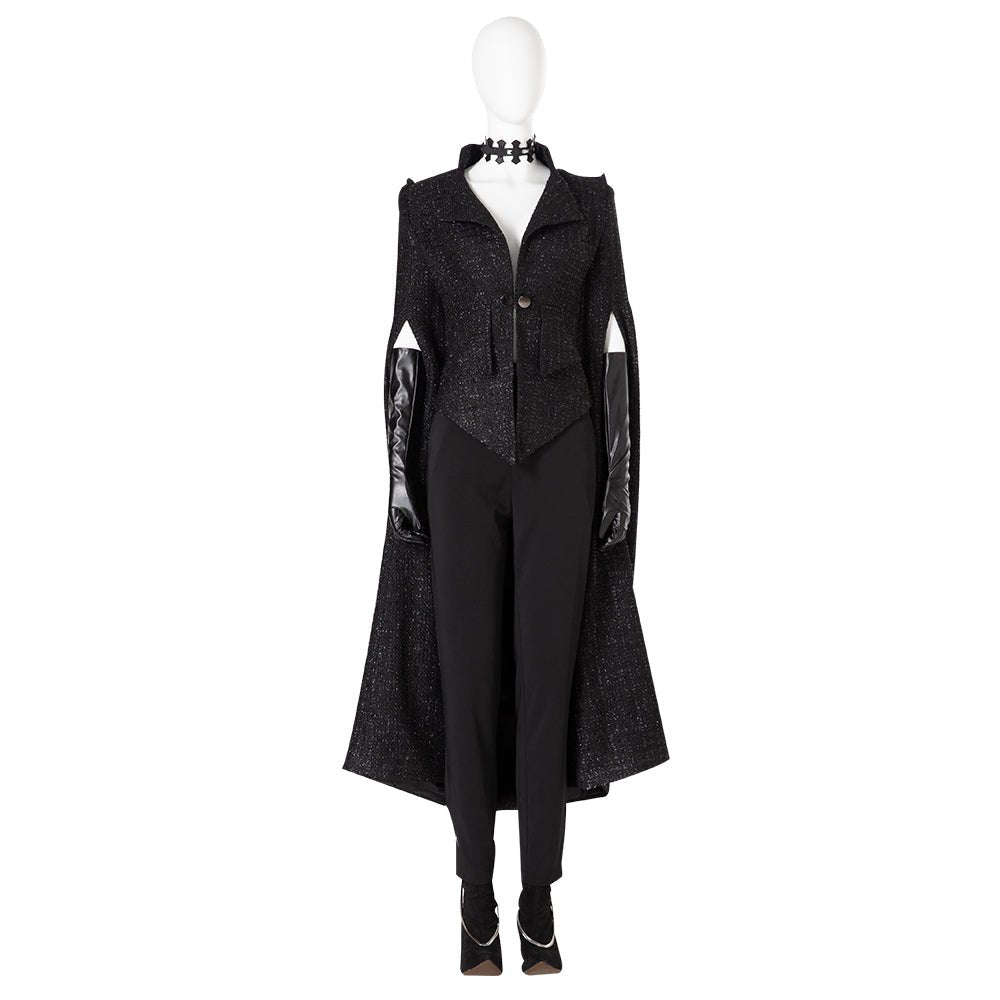 Fantasia Cruella Versão Preta Cosplay - Traje Cruella de Vil do Filme - Estrela Cosplay