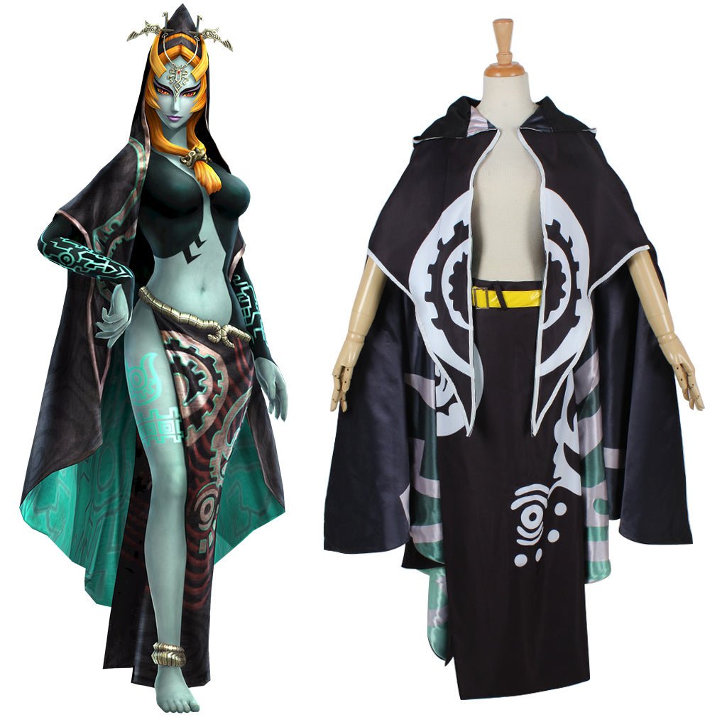 Fantasia de Midna | Capa e Saia Sexy Conjunto Completo para Fãs de Jogos - Estrela Cosplay