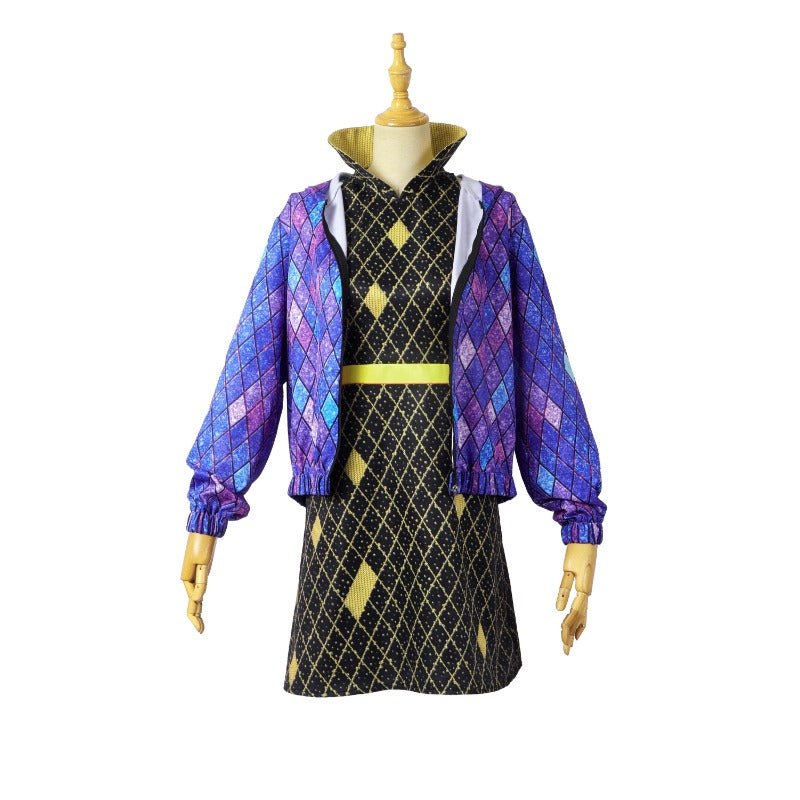 Fantasia de Cosplay Elemental para Crianças - Vestido Ember, Casaco Wade, Traje de Halloween - Estrela Cosplay
