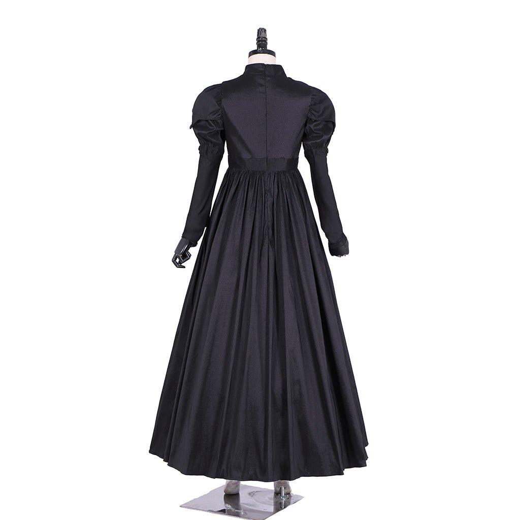 Vestido de Cosplay Eliza de Hamilton | Vestido de Baile Preto em Seda para Mulheres Adultas | Personalizado para Halloween - Estrela Cosplay