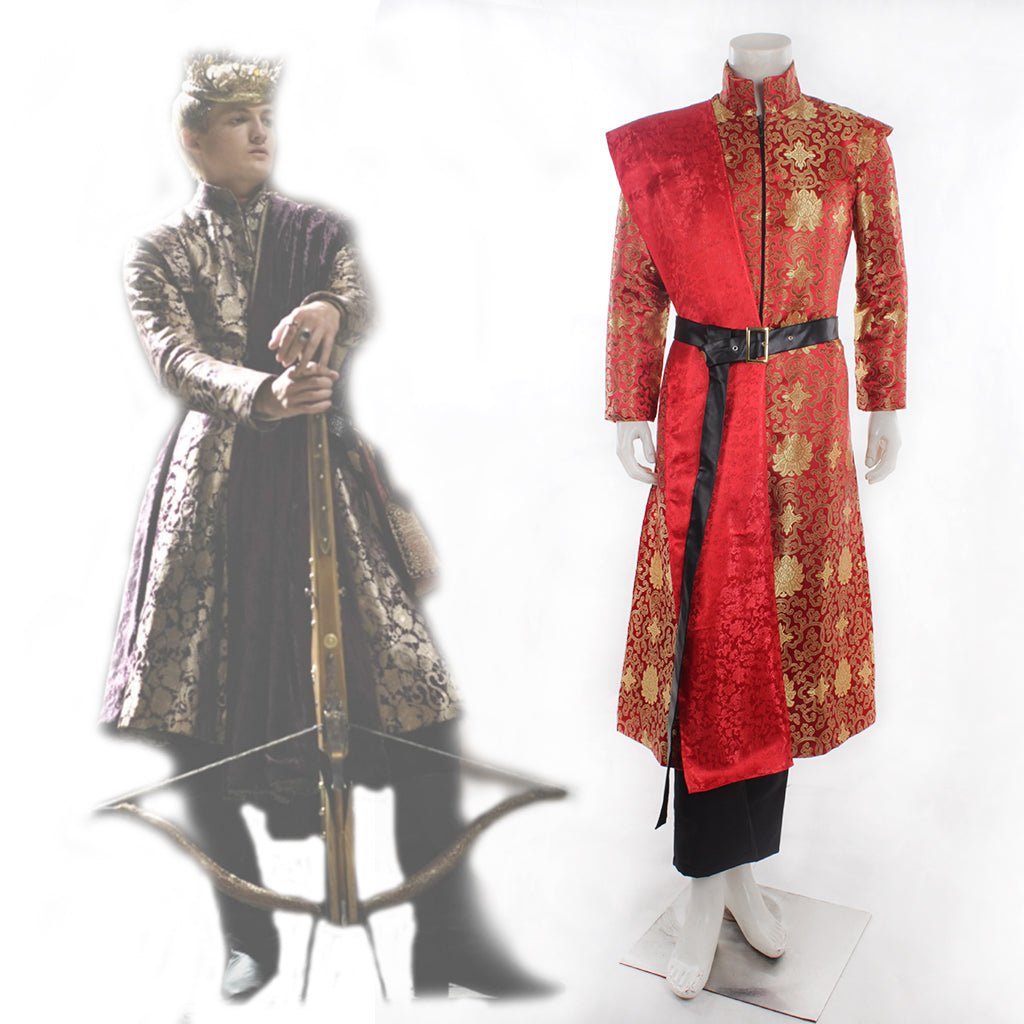 Fantasia de Cosplay Joffrey Game of Thrones – Traje Real Medieval - Estrela Cosplay