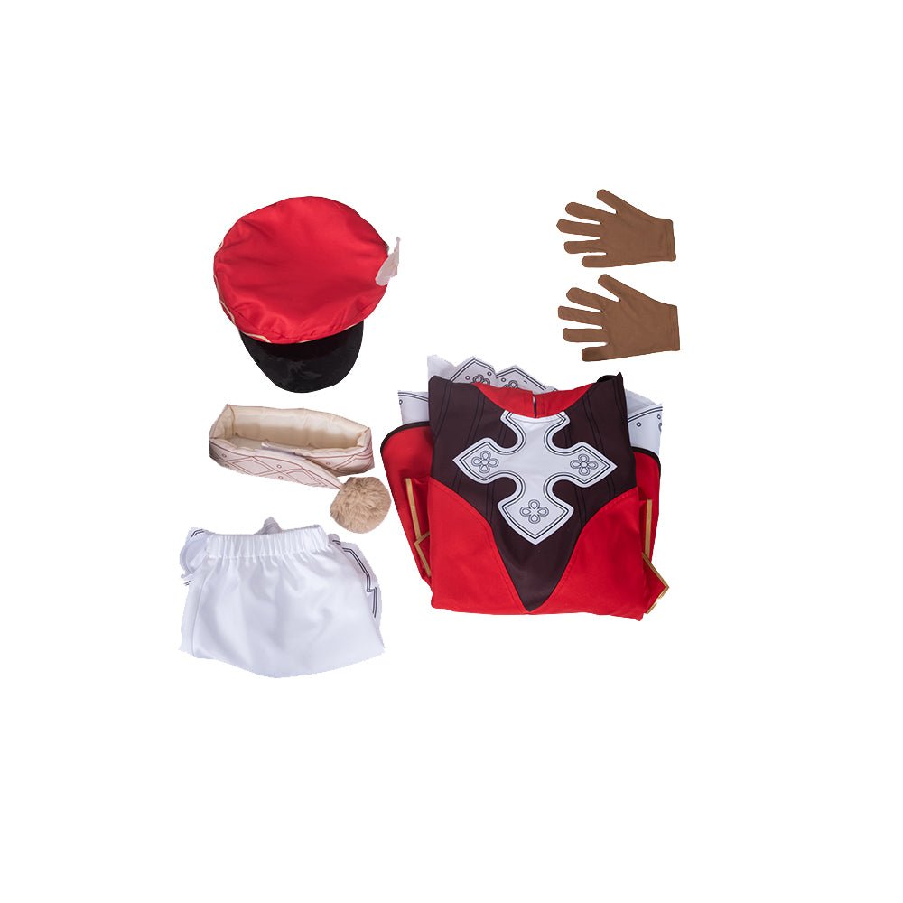 Fantasia Klee Genshin Impact para Mulheres - Traje Halloween - Estrela Cosplay