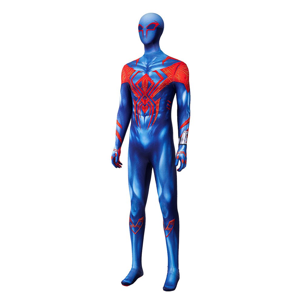 Traje Muscular Spiderman 2099 Melhorado - Fantasia de Cosplay Futurista para Halloween e Convenções - Estrela Cosplay