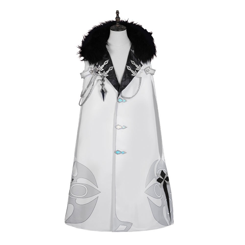 Fantasia Genshin Impact Capa Fatui Pierr Pantalone Tartaglia Traje Arlequim Doutor Sandrone Columbina Capa Regretor - Estrela Cosplay