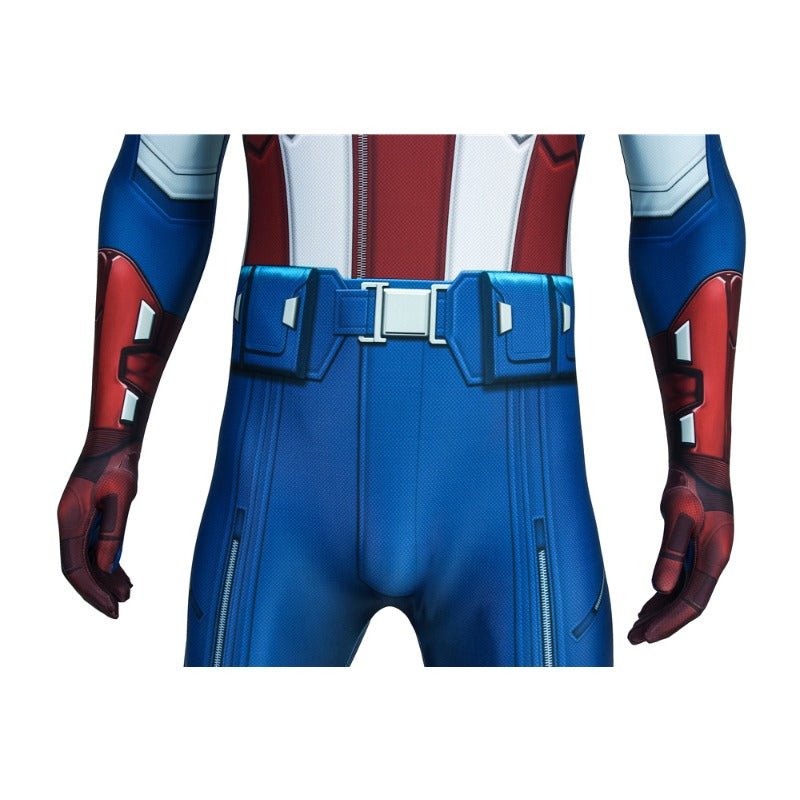 Traje de Cosplay Capitão América Steve Rogers The Avengers Fantasia Heróica - Estrela Cosplay