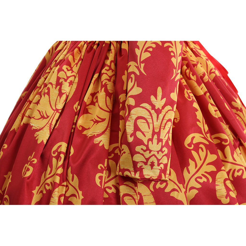 Vestido Vermelho Renascentista Medieval para Casamento | Baile Feminino Feito Sob Medida - Estrela Cosplay