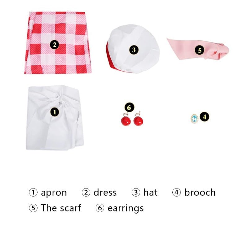 Fantasia de Princesa Peach: Showtime! Padaria Peach para Adultos e Crianças - Estrela Cosplay