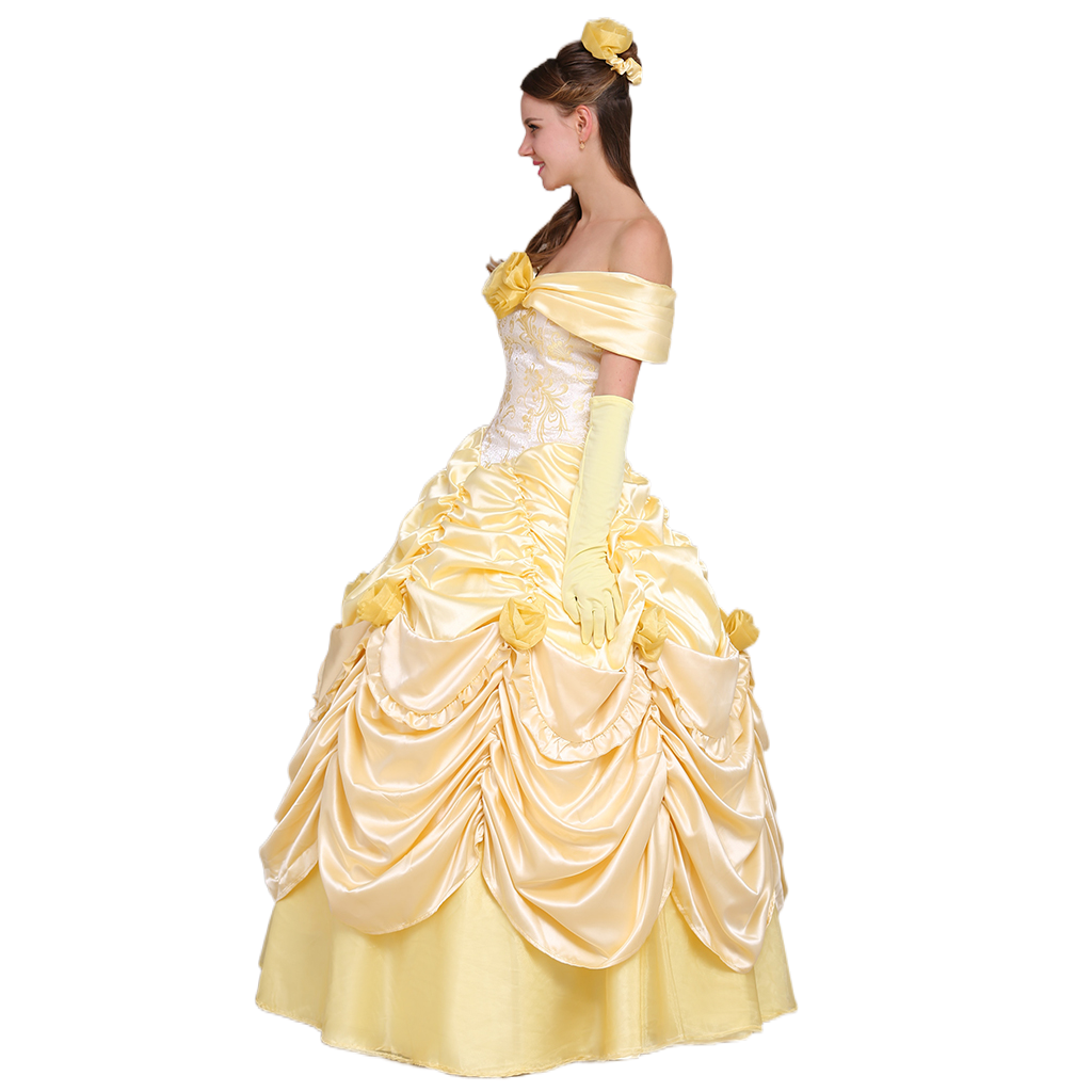 Fantasia de Bela e a Fera | Série de Cosplay de Bela | Vestido de Princesa para Eventos - Estrela Cosplay
