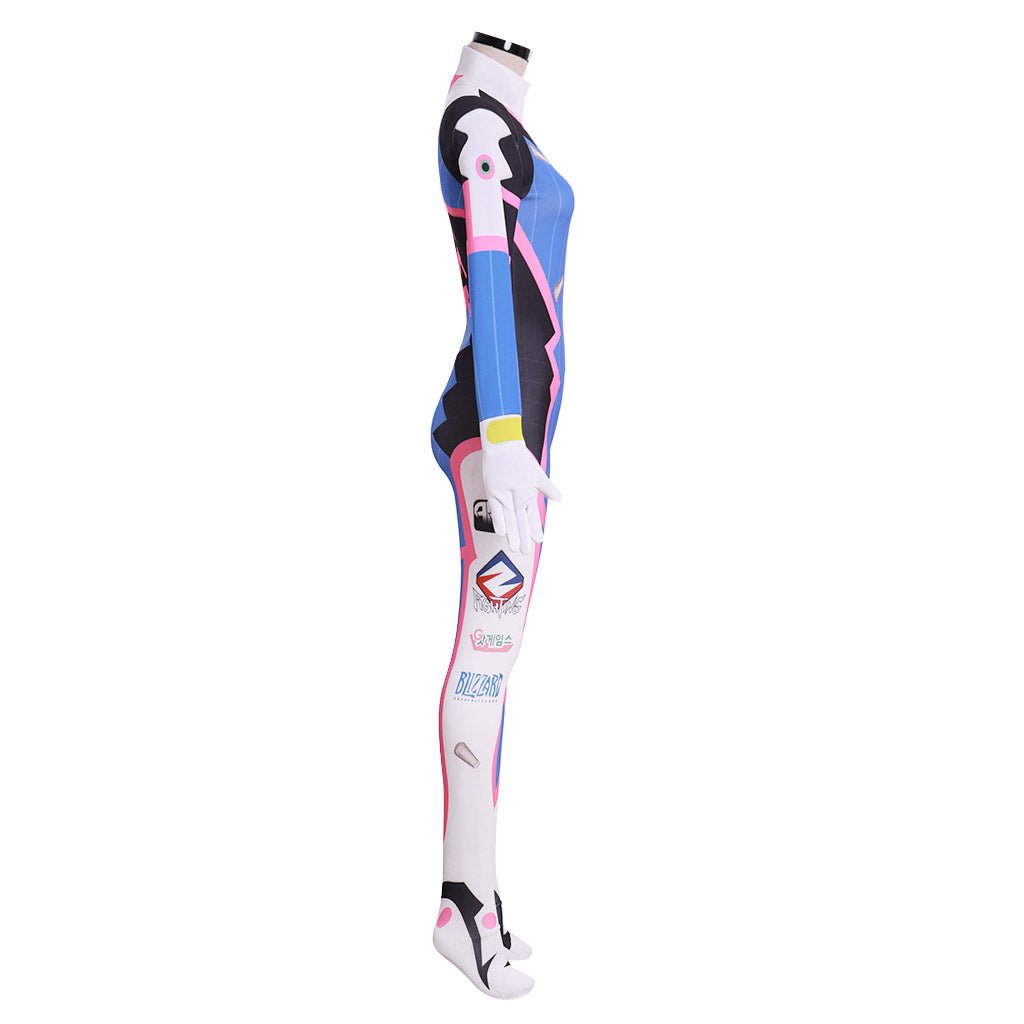 Traje de Cosplay D.Va Overwatch - Super-Herói Zentai para Gamers e Fãs de Cosplay - Estrela Cosplay
