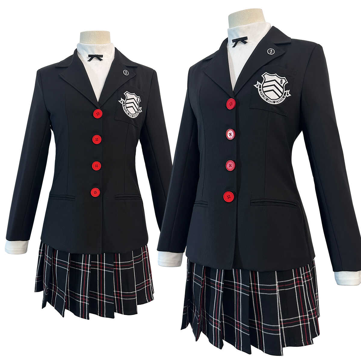 Fantasia de Cosplay Persona 5 - Akira Kurusu, Kasumi Yoshizawa, Uniforme da Shujin Academy - Estrela Cosplay