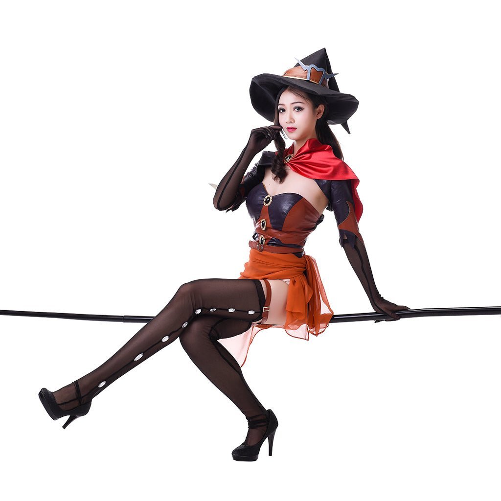 Fantasia Cosplay Mercy Angela Ziegler Pele de Bruxa | Série Cosplay de Jogo - Estrela Cosplay