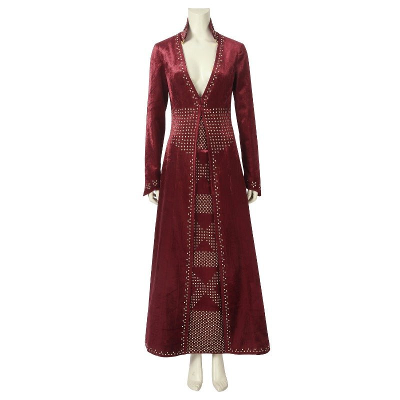 Vestido Vermelho de Cersei Lannister Cosplay | Fantasia Personalizada de Game of Thrones - Estrela Cosplay