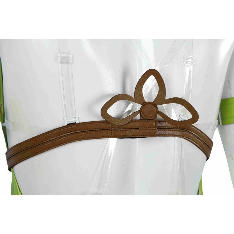 Fantasia FF14 Nophica - Vestido Longo Verde para Halloween e Festas - Estrela Cosplay