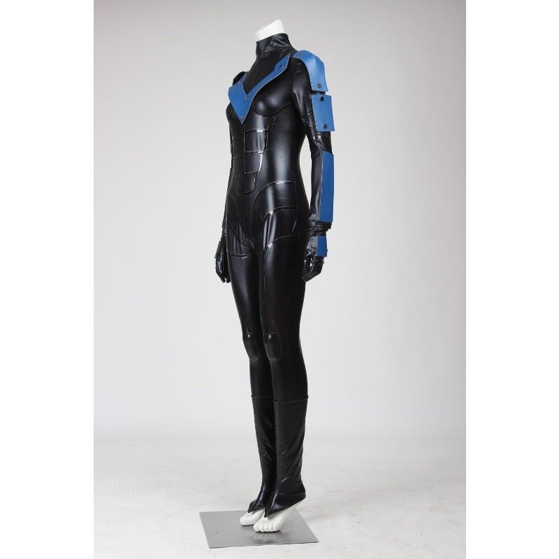 Fantasia Cosplay Arkham City Dick Grayson Nightwing Bodysuit para Halloween - Estrela Cosplay