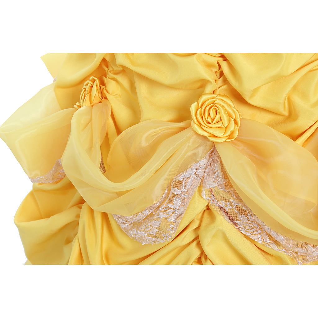 Fantasia de Bela e a Fera | Série de Cosplay de Bela | Vestido de Princesa para Eventos - Estrela Cosplay