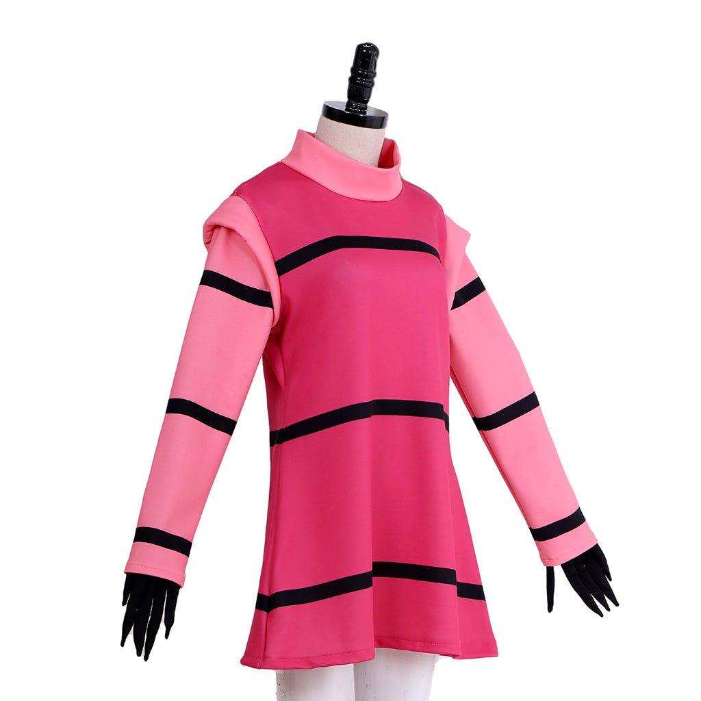 Casaco de Capuz Rosa para Mulheres Cosplay ZIM | Halloween Filme & Série TV | Jaqueta Cosplay Invader ZIM - Estrela Cosplay