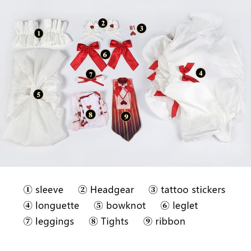 Fantasia de Cosplay Miku Anjo - Vestido Jardim do Éden Halloween - Estrela Cosplay