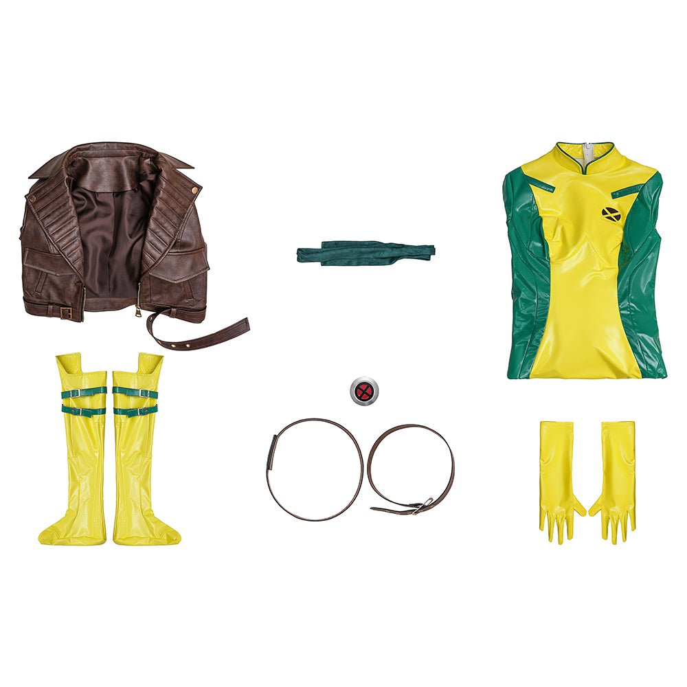 Traje de Cosplay Rogue dos X-Men - Qualidade Premium para Fãs - Estrela Cosplay