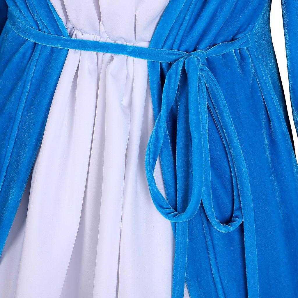 Elizabeth Schuyler Hamilton Cosplay Vestido Azul Casaco | Hamilton Broadway Colonial Rococo Baile Traje - Estrela Cosplay