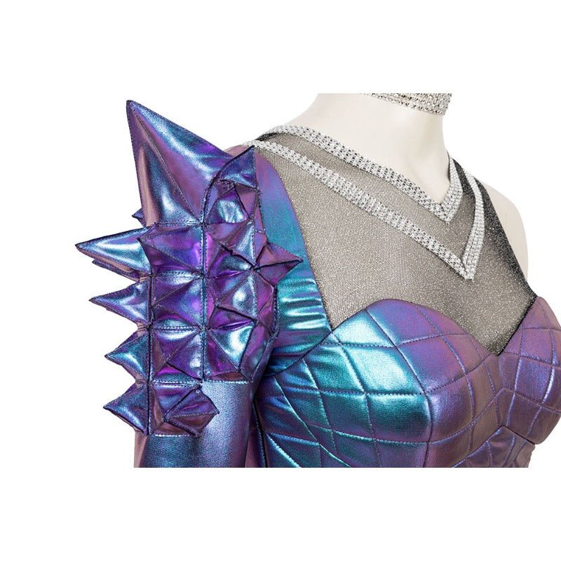 Fantasia de Cosplay Ahri K/DA ALL OUT para Mulheres - Traje de Raposa de Nove Caudas Anime - Estrela Cosplay