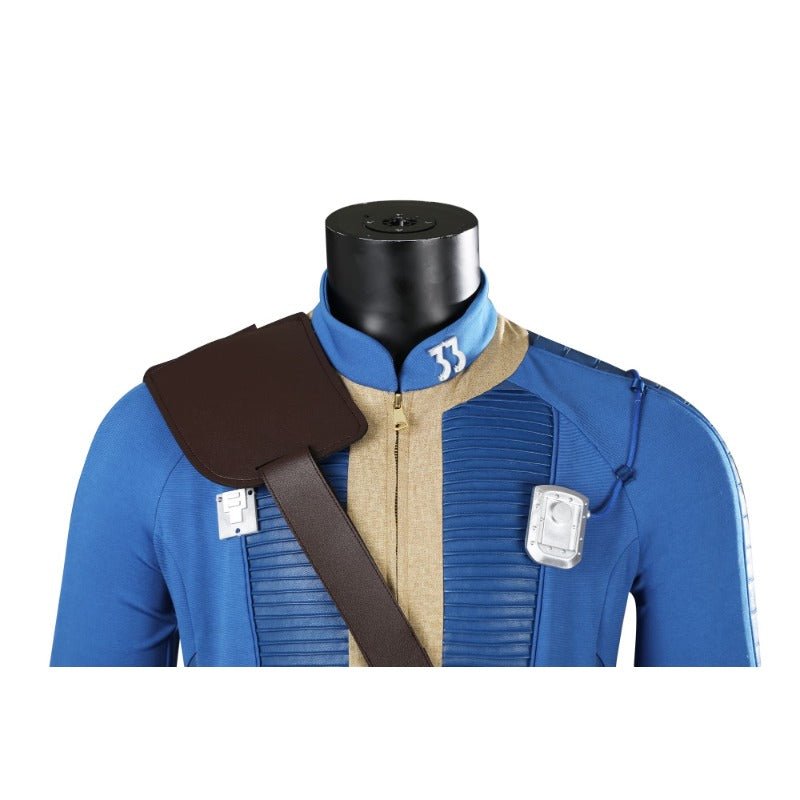 Traje de Cosplay Fallout Overseer Hank para Homens - Fantasia de Halloween e Carnaval - Estrela Cosplay