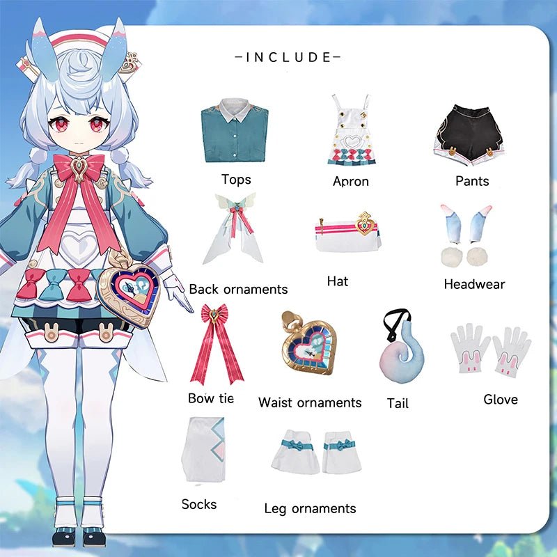 Fantasia de Cosplay Sigewinne Enfermeira Chefe de Fontaine - Genshin Impact - Estrela Cosplay