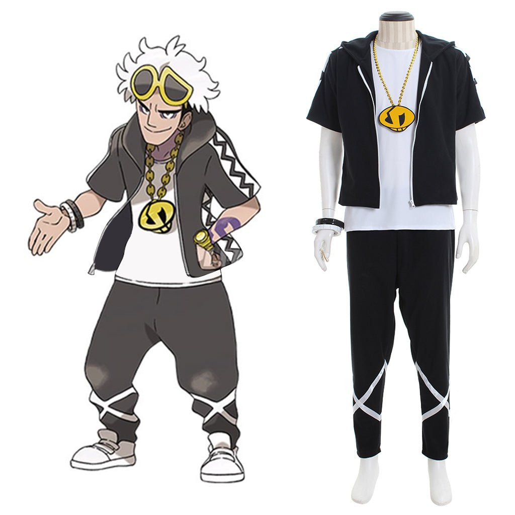 Casaco de Cosplay Guzma de Pokémon Sol e Lua - Estrela do Cosplay - Estrela Cosplay