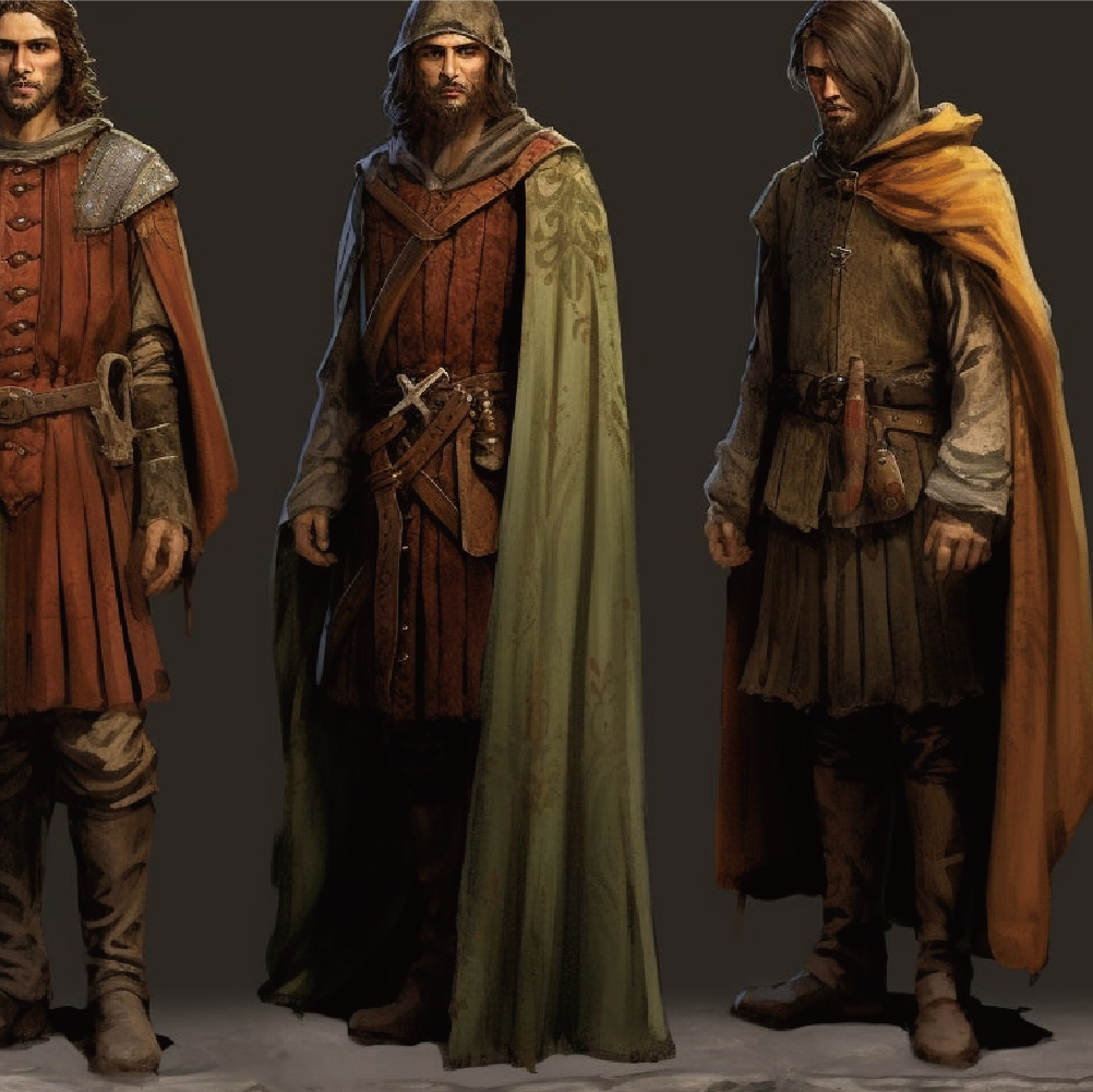 Moda Masculina Medieval - Estrela Cosplay