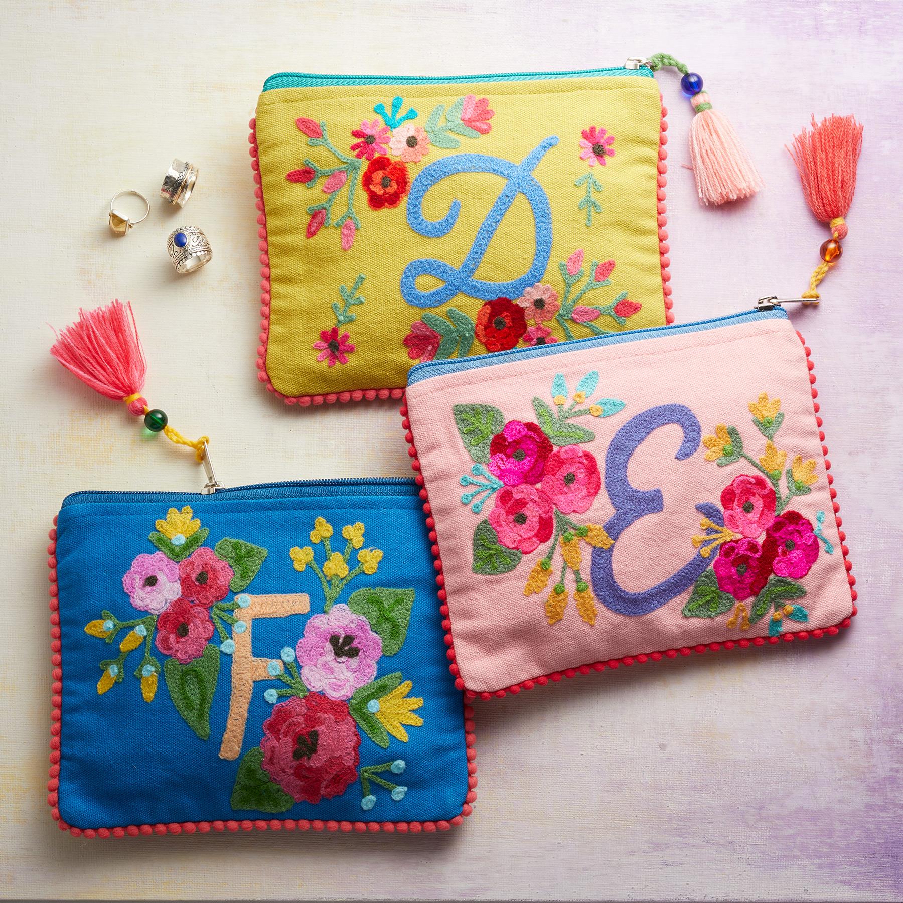 In Bloom Personalized Pouch